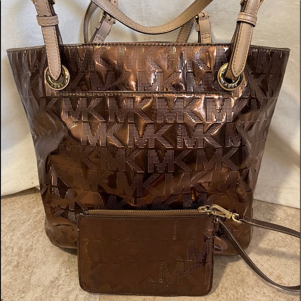 Michael Kors Jet Set Cocoa tote
